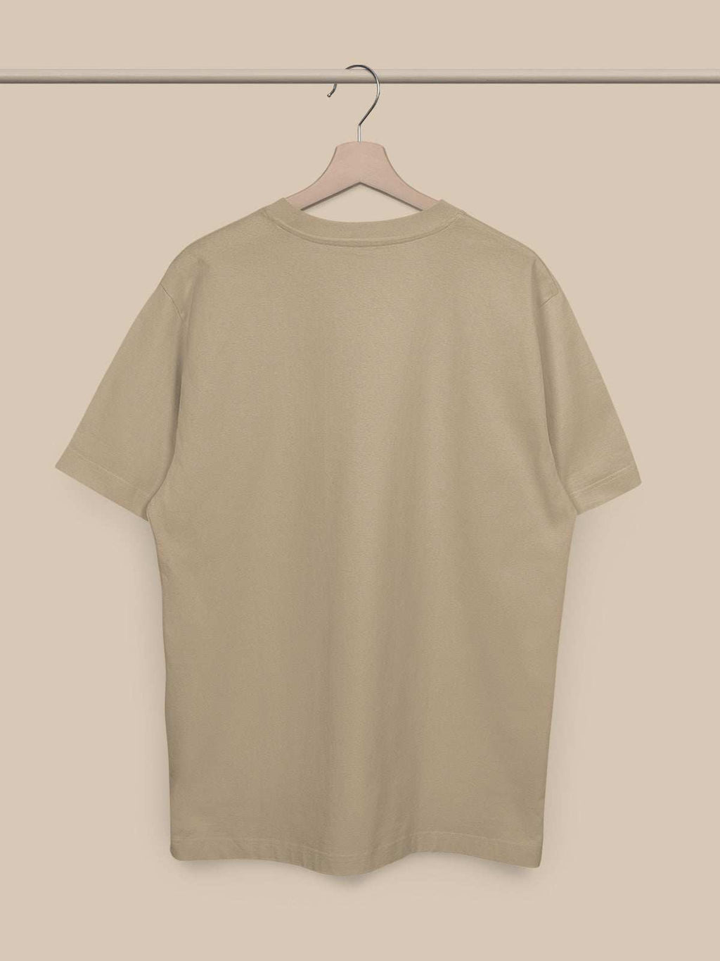 T-Shirt Oversize « Sweet Hopes » – Coton Beige