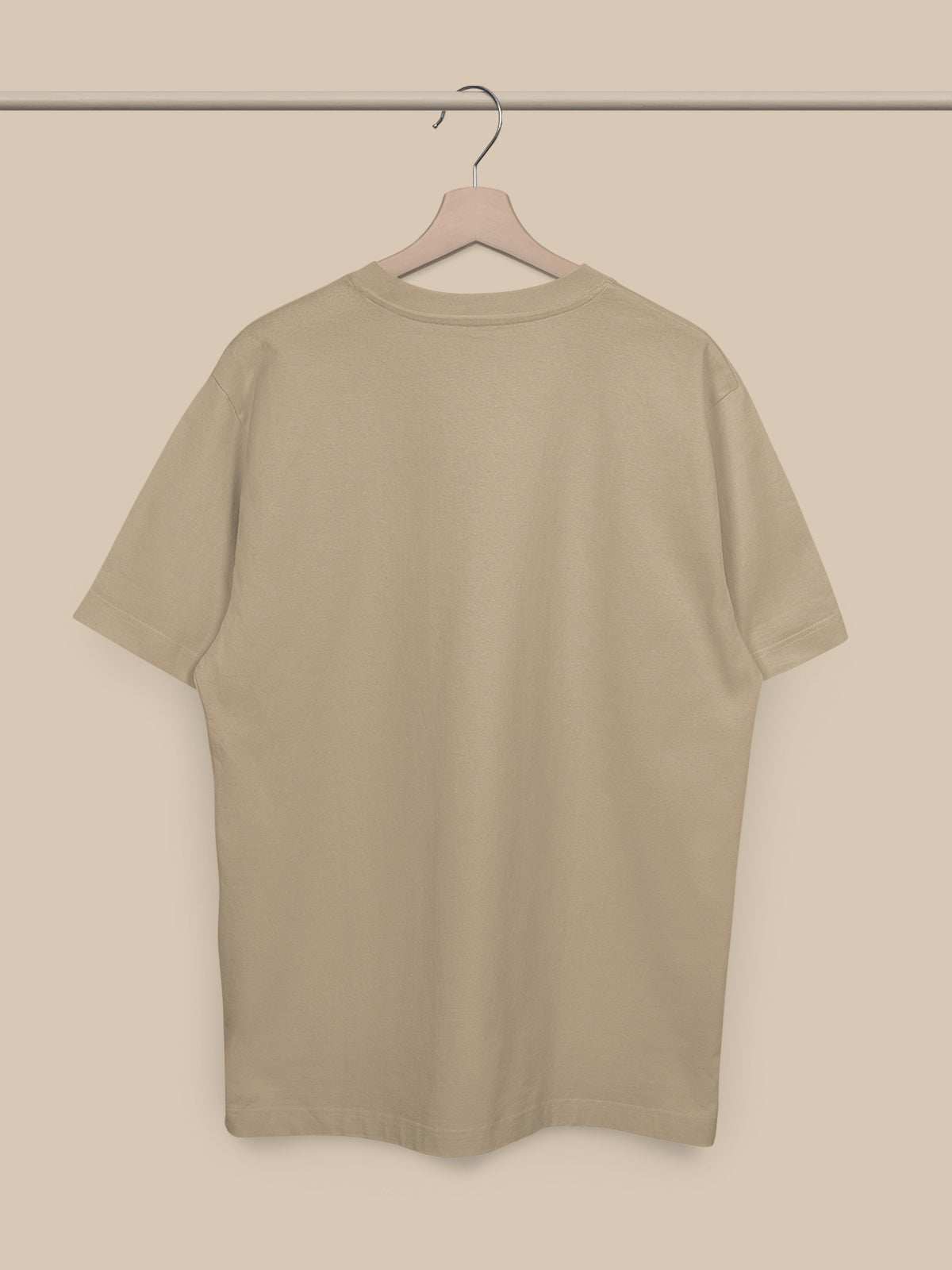 T-Shirt Oversize « Sweet Hopes » – Coton Beige