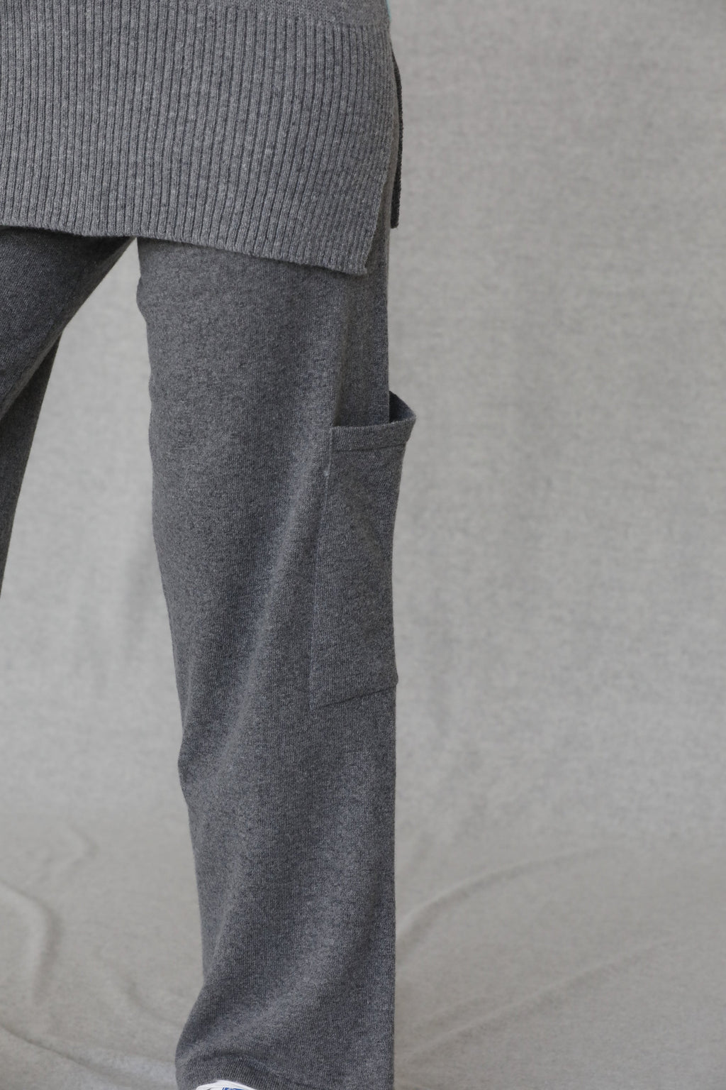 Marilu’ Wool Knit Cargo Pants — 100% Wool, Easy Fit