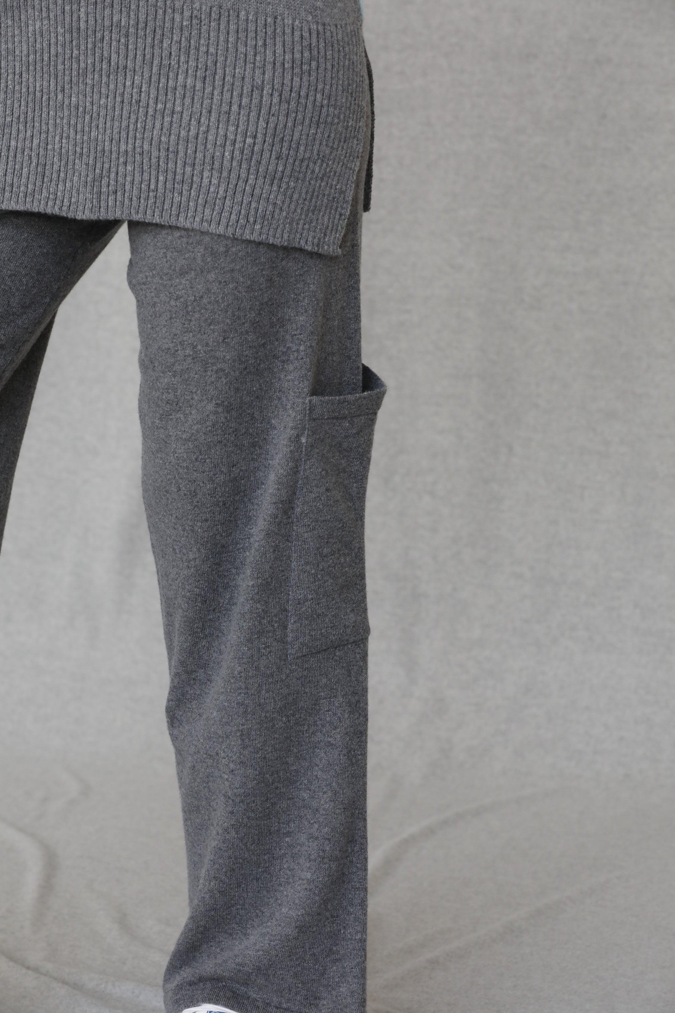 Marilu’ Wool Knit Cargo Pants — 100% Wool, Easy Fit