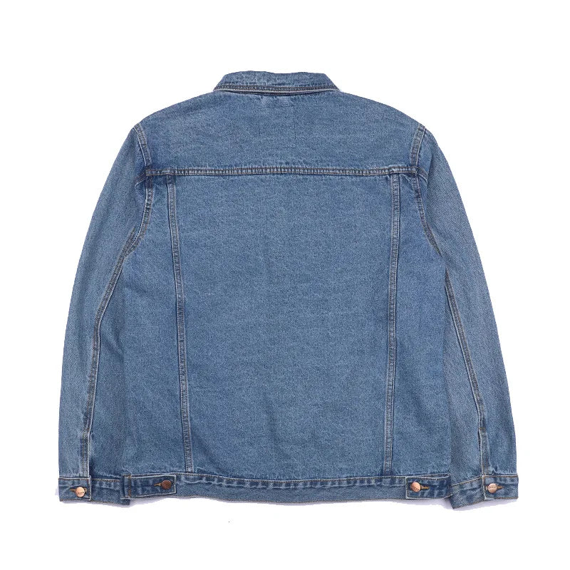 Veste Trucker Jean Oversize Bleu Clair – Homme & Femme