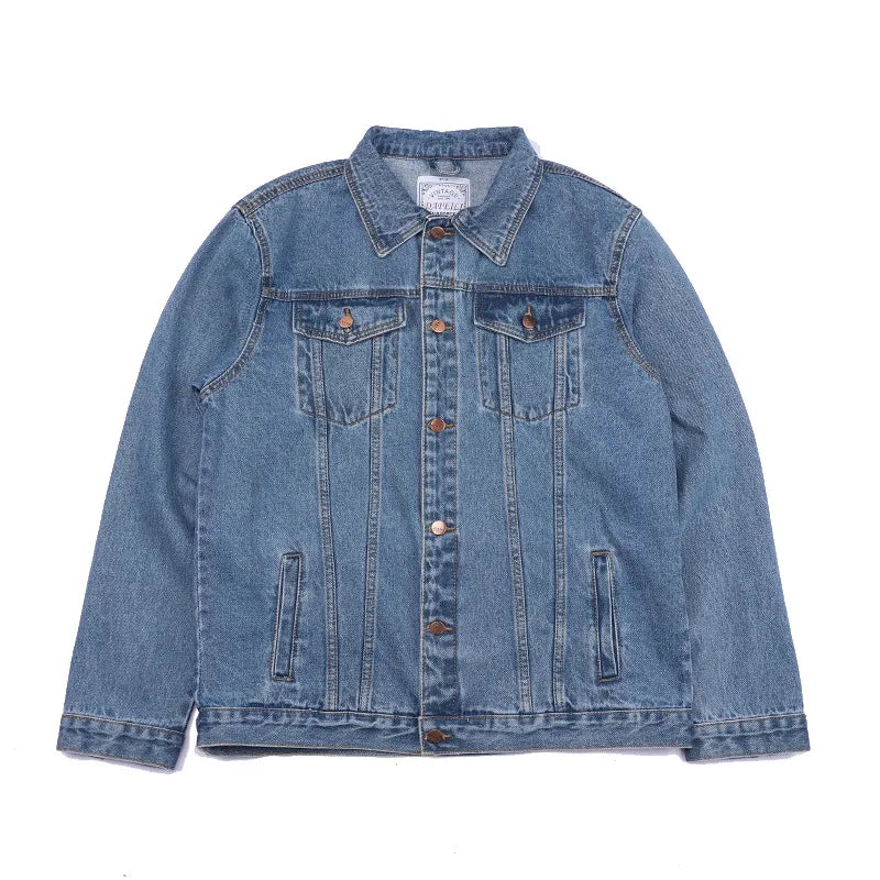 Veste Trucker Jean Oversize Bleu Clair – Homme & Femme