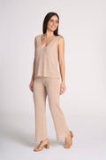 Pantalon Large Traforato en Maille Viscose Valeria Pants