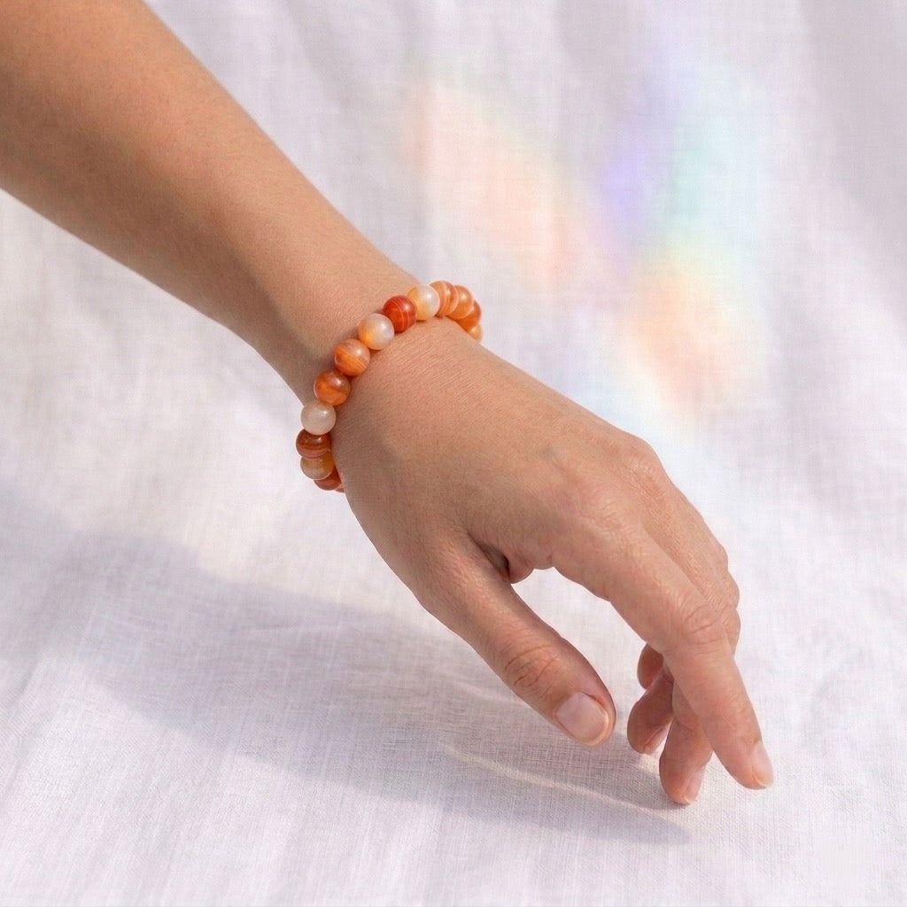 Bracelet en Cornaline-4