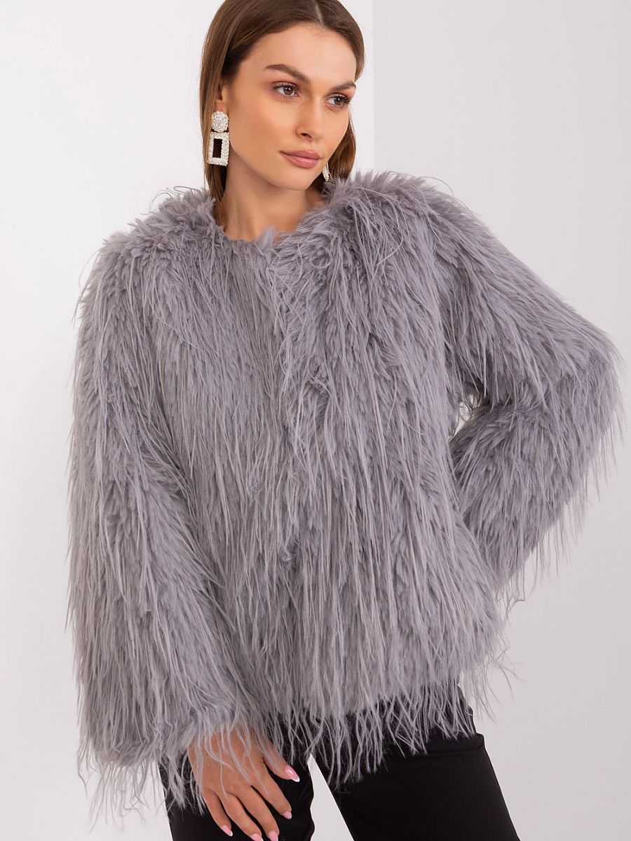 Veste Mi-Saison – Bordure Fourrure et Crochets