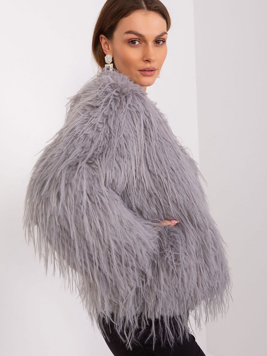 Veste Mi-Saison – Bordure Fourrure et Crochets