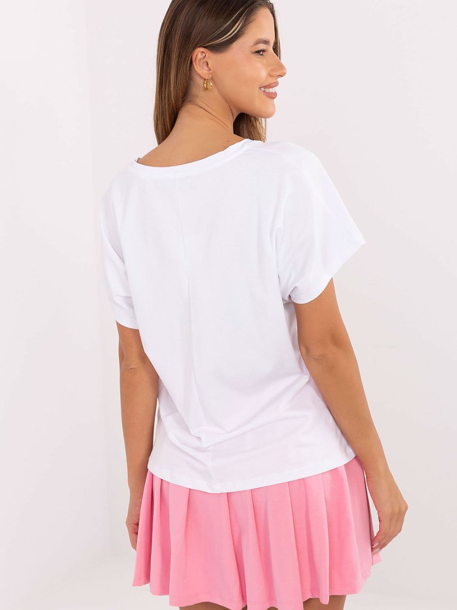 Ensemble Femme T-Shirt + Jupe Plissée Rose  Relevance