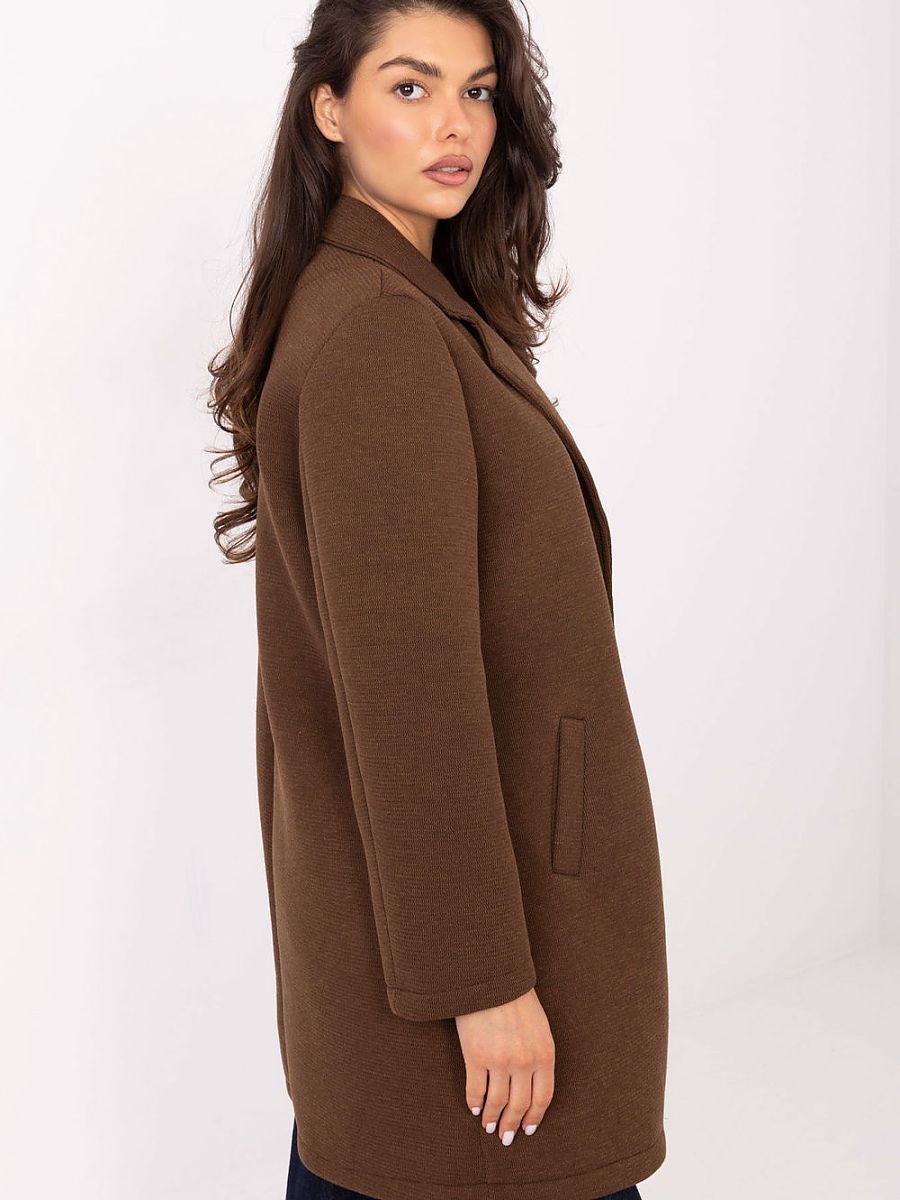 Manteau Aspect Mousse Rue Paris – Broche et Revers