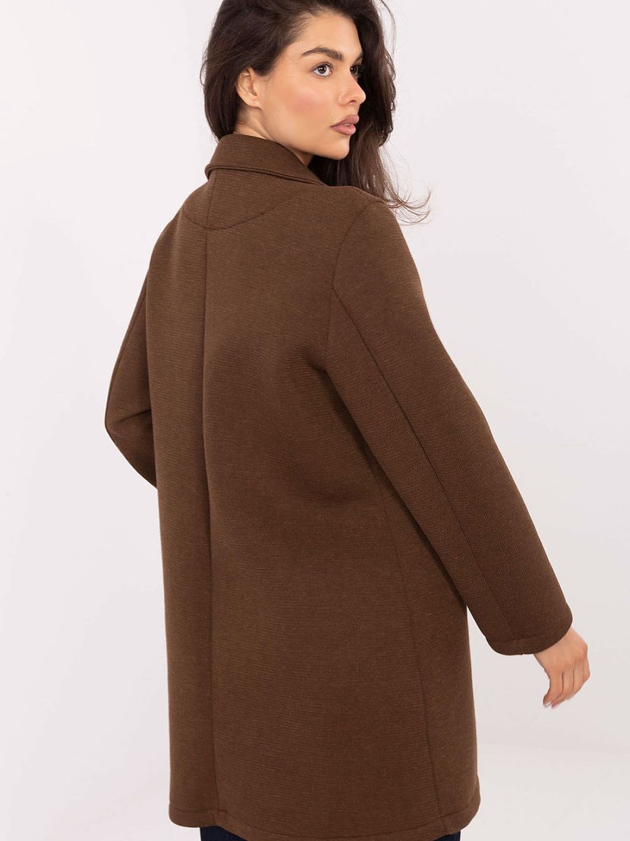 Manteau Aspect Mousse Rue Paris – Broche et Revers