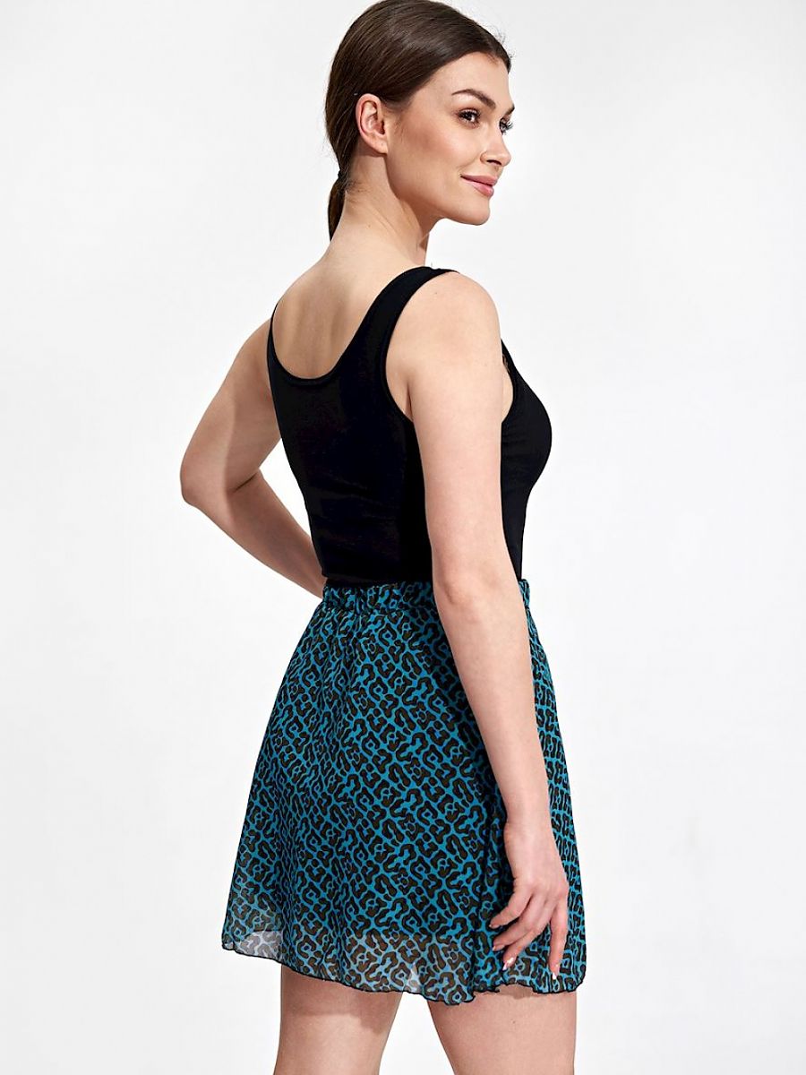 Jupe Mini Évasée Multicolore Figl