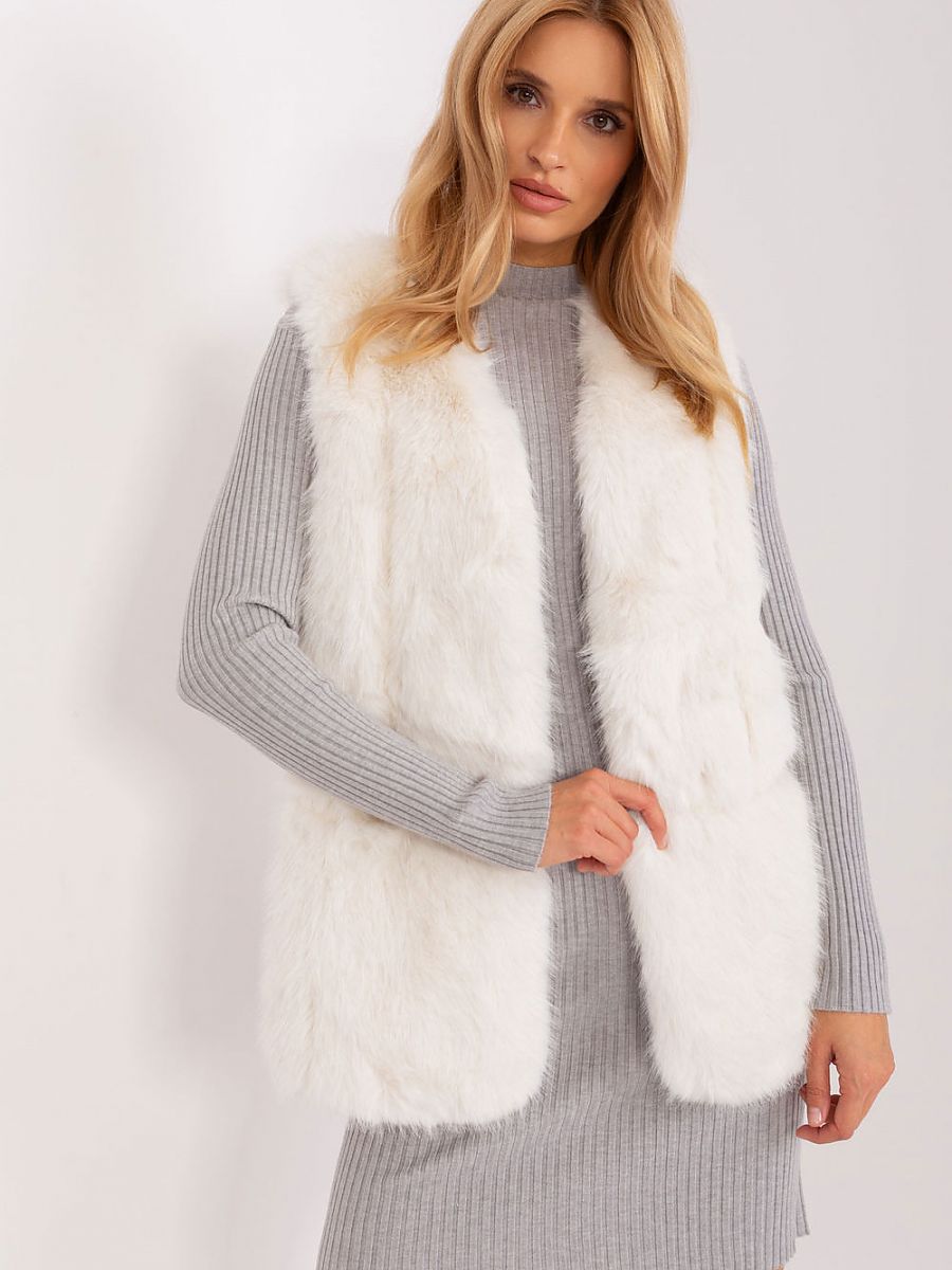 Gilet Fourrure Isolé AT – Sans Capuche, Fermeture Scratch