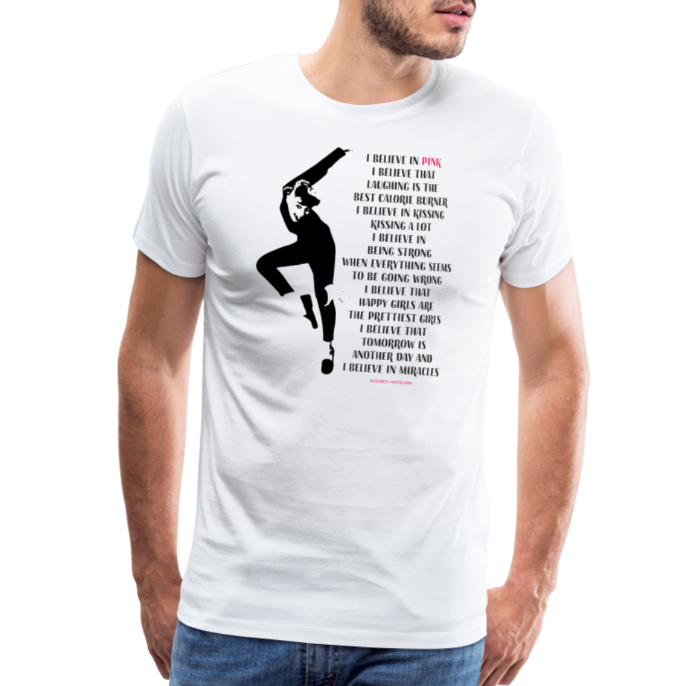 I Believe in Pink Quote t-shirt-1