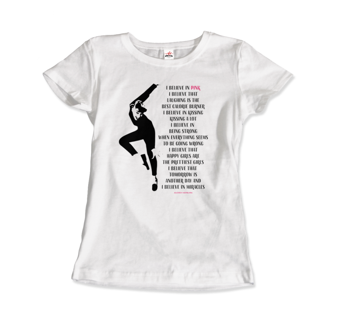I Believe in Pink Quote t-shirt-3