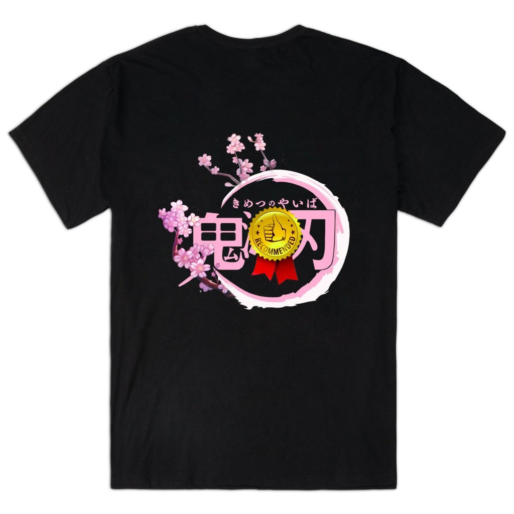 T-Shirt Demon Slayer Nezuko Pose Kawaii – Coton Noir