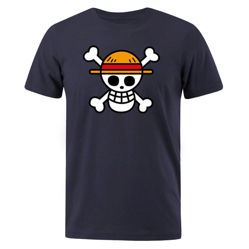 One Piece Mugiwara Flag Basic T-Shirt-1