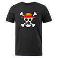 One Piece Mugiwara Flag Basic T-Shirt-0