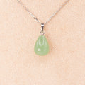 Pendentif Goutte Aventurine Verte – Pierre Naturelle