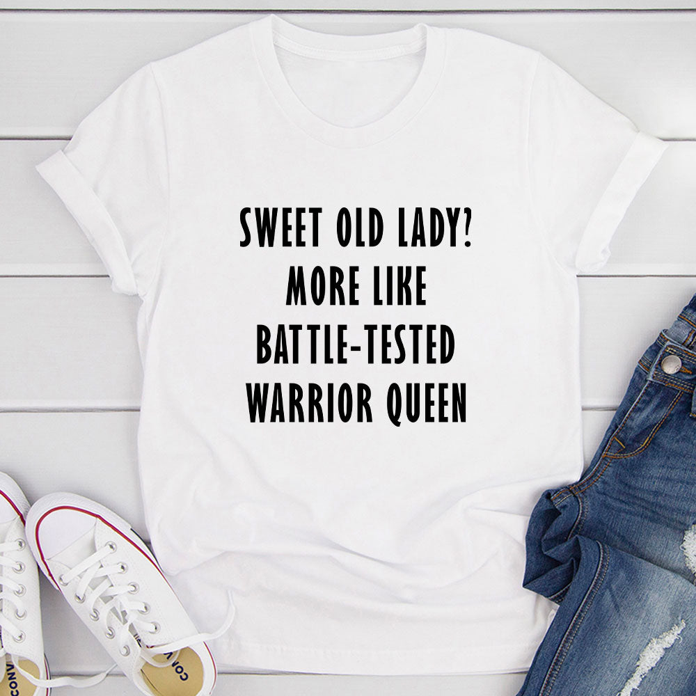 T-Shirt « Sweet Old Lady » – Coton Bruyère Noire